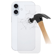 iPhone 16 Glazen Achterkant Beschermer - 9H - Doorzichtig