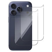 iPhone 18 Pro Max Glazen Achterkant Beschermer - 9H - 2 Stu. - Doorzichtig