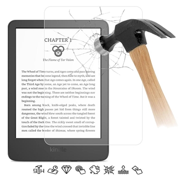 Amazon Kindle Colorsoft Signature Edition Glazen Screenprotector - 9H - Case Friendly - Doorzichtig