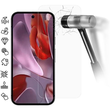 Google Pixel 9a Glazen Screenprotector - Case Friendly - Doorzichtig