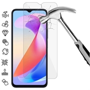 Honor X6a Glazen Screenprotector - 9H, 0.3mm - Case Friendly  - Doorzichtig