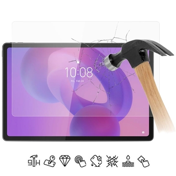 Lenovo Idea Tab Plus Glazen Screenprotector - 9H - Case Friendly - Doorzichtig