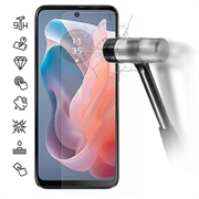 Motorola Moto G Play (2024) Glazen Screenprotector - 9H, 0.3mm - Case Friendly  - Doorzichtig