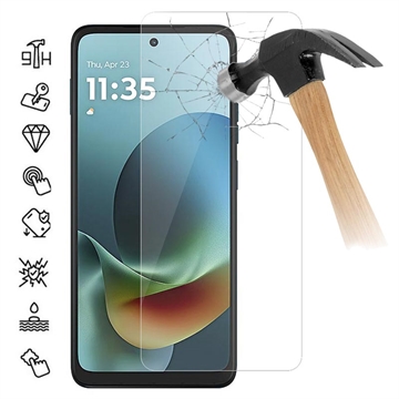 Motorola Moto G Play (2026) Glazen Screenprotector - 9H - Case Friendly - Doorzichtig