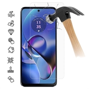 Motorola Moto G64 Glazen Screenprotector - 9H, 0.3mm - Case Friendly  - Doorzichtig