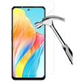 Oppo A1 Glazen Screenprotector - Case Friendly - Doorzichtig