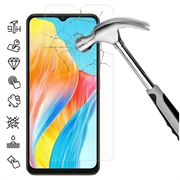 Oppo A18 Glazen Screenprotector - Case Friendly - Doorzichtig