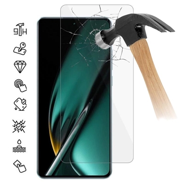 Oppo K11 Glazen Screenprotector - Case Friendly - Doorzichtig