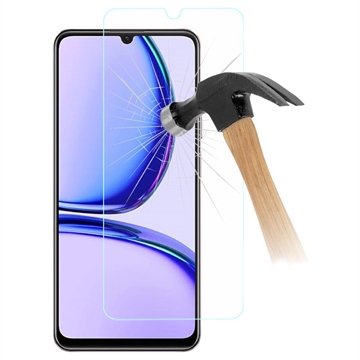 Realme C53 Glazen Screenprotector - Case Friendly - Doorzichtig