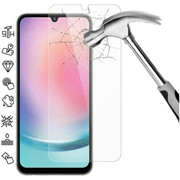 Samsung Galaxy A25 Glazen Screenprotector - Case Friendly - Doorzichtig