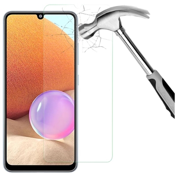 Samsung Galaxy A32 (4G) Glazen Screenprotector - Case Friendly - Doorzichtig