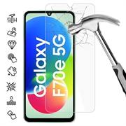 Samsung Galaxy F70e Glazen Screenprotector - 9H - Case Friendly - Doorzichtig