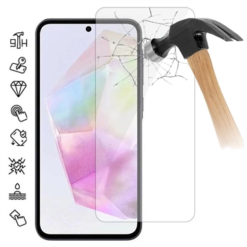 Samsung Galaxy M35 Glazen Screenprotector - 9H, 0.3mm - Case Friendly  - Doorzichtig