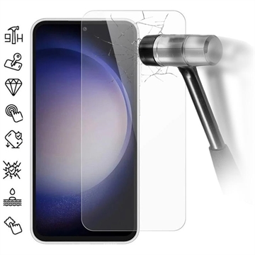 Samsung Galaxy S23 FE Glazen Screenprotector - Case Friendly - Doorzichtig