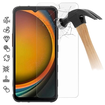 Samsung Galaxy Xcover7 Glazen Screenprotector - 9H - Case Friendly - Doorzichtig