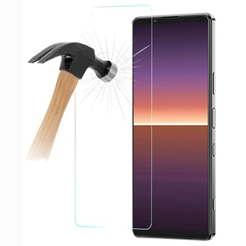 Sony Xperia 1 III Glazen Screenprotector - 9H, 0.3mm - Doorzichtig