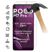 Xiaomi Poco M7 Pro 5G Glazen Screenprotector - Case Friendly - Doorzichtig