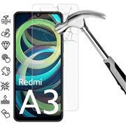 Xiaomi Redmi A3 Glazen Screenprotector - Case Friendly - Doorzichtig
