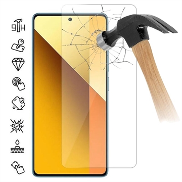 Xiaomi Redmi Note 13 Glazen Screenprotector - 9H, 0.3mm - Case Friendly  - Doorzichtig
