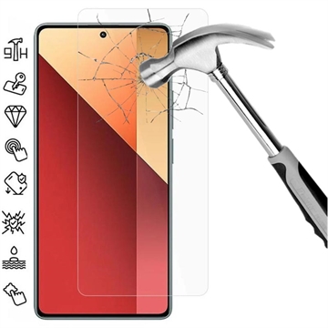 Xiaomi Redmi Note 13 Pro 4G/Poco M6 Pro Glazen Screenprotector - Case Friendly - Doorzichtig