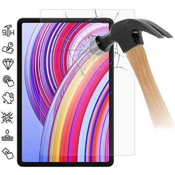 Xiaomi Redmi Pad Pro/Poco Pad Glazen Screenprotector - 9H, 0.3mm - Case Friendly  - Doorzichtig