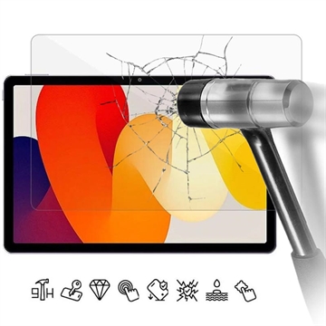Xiaomi Redmi Pad SE Glazen Screenprotector - Case Friendly - Doorzichtig