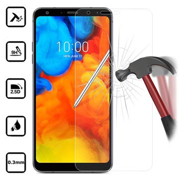 LG Q Stylus, LG Q Stylo 4 Glazen Screenprotector - 9H - Doorzichtig