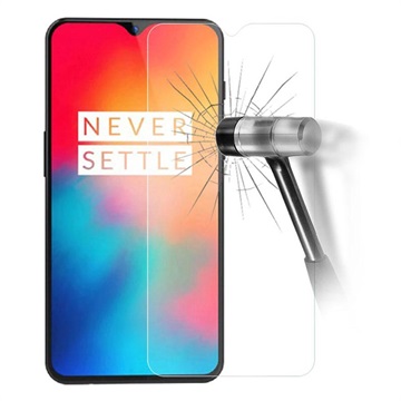 OnePlus 6T Glazen Screenprotector - 9H, 0.3mm - Doorzichtig