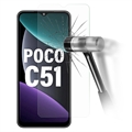 Xiaomi Poco C51 Glazen Screenprotector - 9H, 0.3mm - Doorzichtig