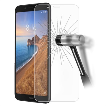 Xiaomi Redmi 7A Glazen Screenprotector - 0.3mm - Doorzichtig