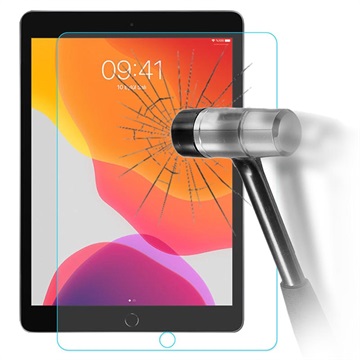 iPad 10.2 2019/2020/2021 Glazen Screenprotector - 9H, 0.3mm - Doorzichtig