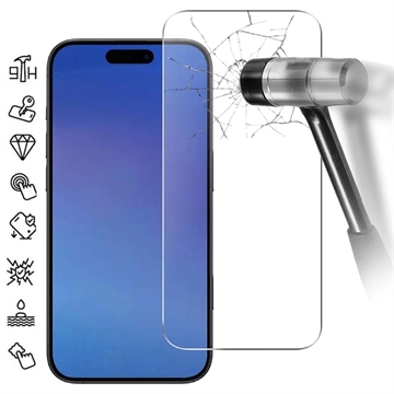 iPhone 17 Air Glazen Screenprotector - 9H - Case Friendly - Doorzichtig