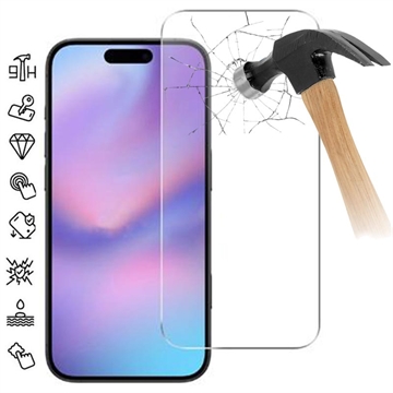 iPhone 17 Pro Glazen Screenprotector - 9H - Case Friendly - 2 Stu.