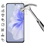vivo S18e Glazen Screenprotector - 9H - Case Friendly - Doorzichtig