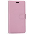 Huawei P10 Getextureerde Wallet Case - Roze