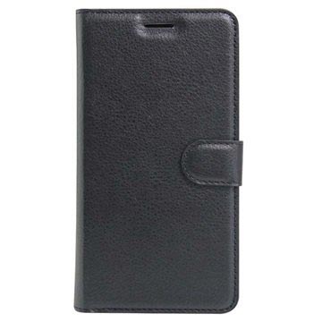 Huawei Honor 8 Textured Wallet Case - Zwart