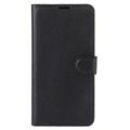 Nokia 3 Textured Wallet Case - Zwart