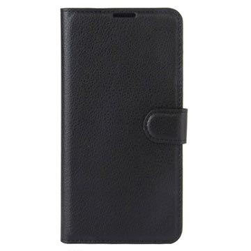 Nokia 3 Textured Wallet Case - Zwart