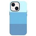 Three Shades Series iPhone 14 Plus Bekleed Cover - Blauw