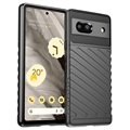 Thunder Series Google Pixel 7a TPU Hoesje - Zwart