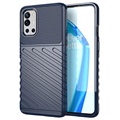 Thunder Series OnePlus 9R TPU Hoesje - Blauw