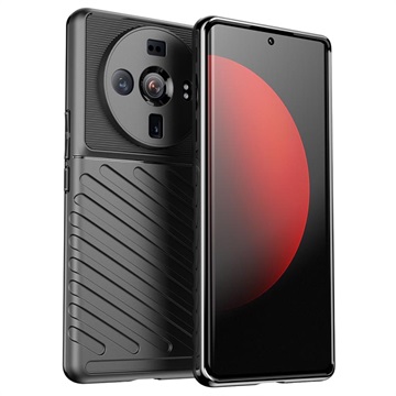 Thunder Series Xiaomi 12S Ultra TPU Hoesje - Zwart