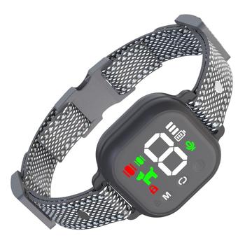 Anti-Blaf Hondenhalsband met Touch Screen - Piep & Tril met Dubbele Motor