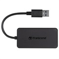 Transcend HUB2 USB 3.1 Gen 1 Hub - USB-A - Zwart