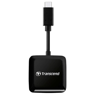 Transcend Type-C Kaartlezer RDC3 - USB 3.2 Gen 1 - Zwart