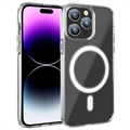 iPhone 15 Pro Max Hybride Hoesje - MagSafe Compatibel - Doorzichtig