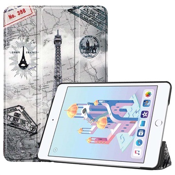 Tri-Fold Series iPad Mini (2019) Smart Folio Hoesje - Eiffeltoren