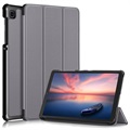 Tri-Fold Series Samsung Galaxy Tab A7 Lite Folio Hoesje - Grijs