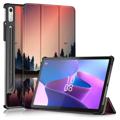 Tri-Fold Series Lenovo Tab P11 Pro Gen 2 Smart Folio Hoesje - Natuur