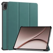 OnePlus Pad 4/Oppo Pad 5 Pro Tri-Fold Series Slimme Folio-hoes - Zwartgroen